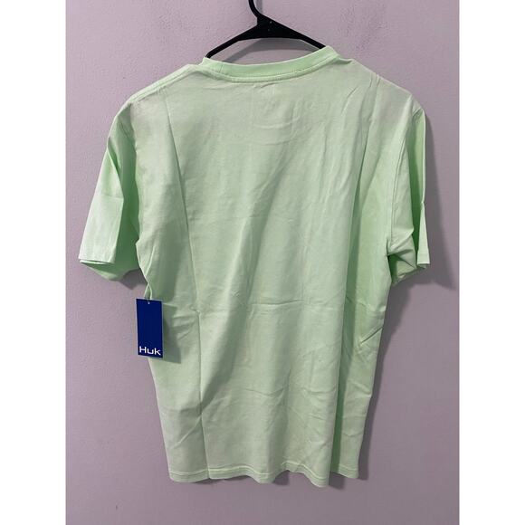 New Huk Men's Short Sleeve Mineral Wash T-Shirt Size Small - Picture 2 of 3